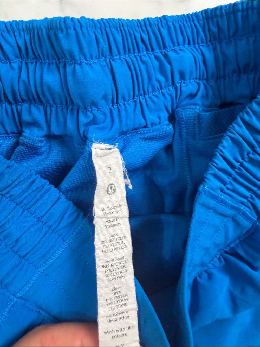 lululemon athletica Electric Blue Athletic Shorts - Picture 2 of 3